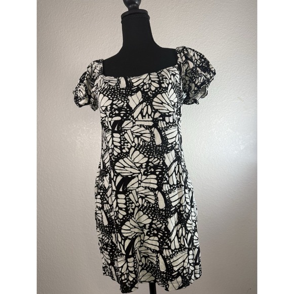 Urban Outfitters Dresses & Skirts - Urban Outfitters Women's Butterfly Dress Large Mini Dress Ruffled Sleeve